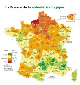 Vie écologique: les trois départements préférés des Français 