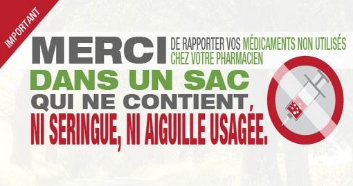 collecte de médicaments usagés