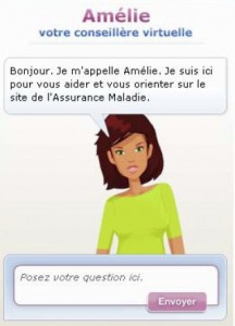 Amélie, la nouvelle conseillère virtuelle du site de l’Assurance Maladie