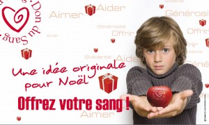 Un cadeau original pour Noël ? Offrez votre sang ! 