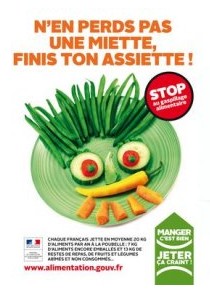 Gaspillage alimentaire: « Manger c’est bien, jeter ça craint »