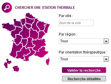 Stations thermales en France