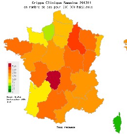 Grippe: l'épidémie saisonnière la plus longue jamais observée en France 