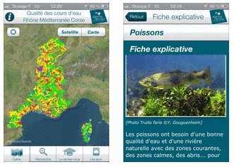 Consultez la qualité des rivières sur votre smartphone !