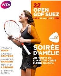 Soirée d'Amélie Mauresmo et la Ligue contre le Cancer