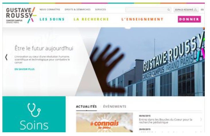 L'Institut Gustave Roussy met en ligne son nouveau site internet 