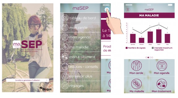  maSEP, une application smartphone pour les personnes atteintes de sclérose en plaques 
