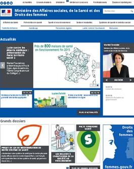 Le ministère de la Santé a un nouveau site web