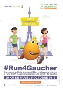 #Run4Gaucher : une course solidaire pour sensibiliser à la maladie de Gaucher