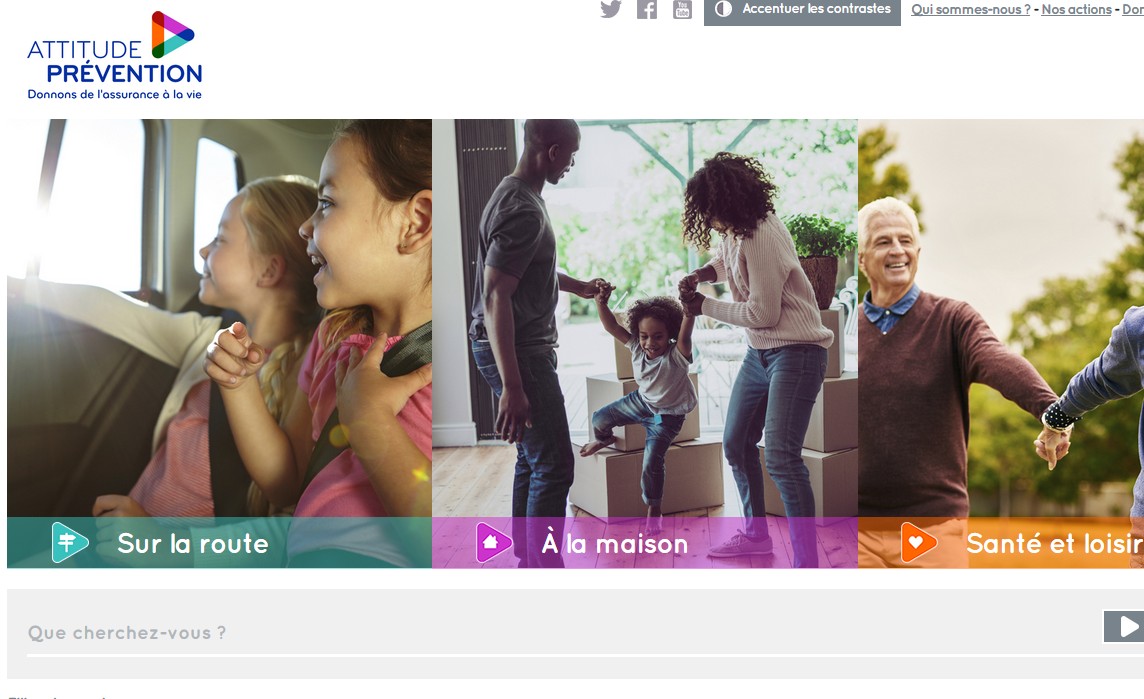 Le site Attitude Prévention