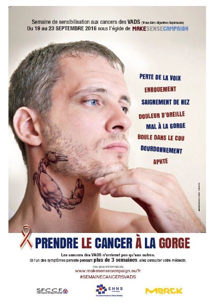 Une campagne pour « Prendre le cancer à la gorge » | 24h Santé