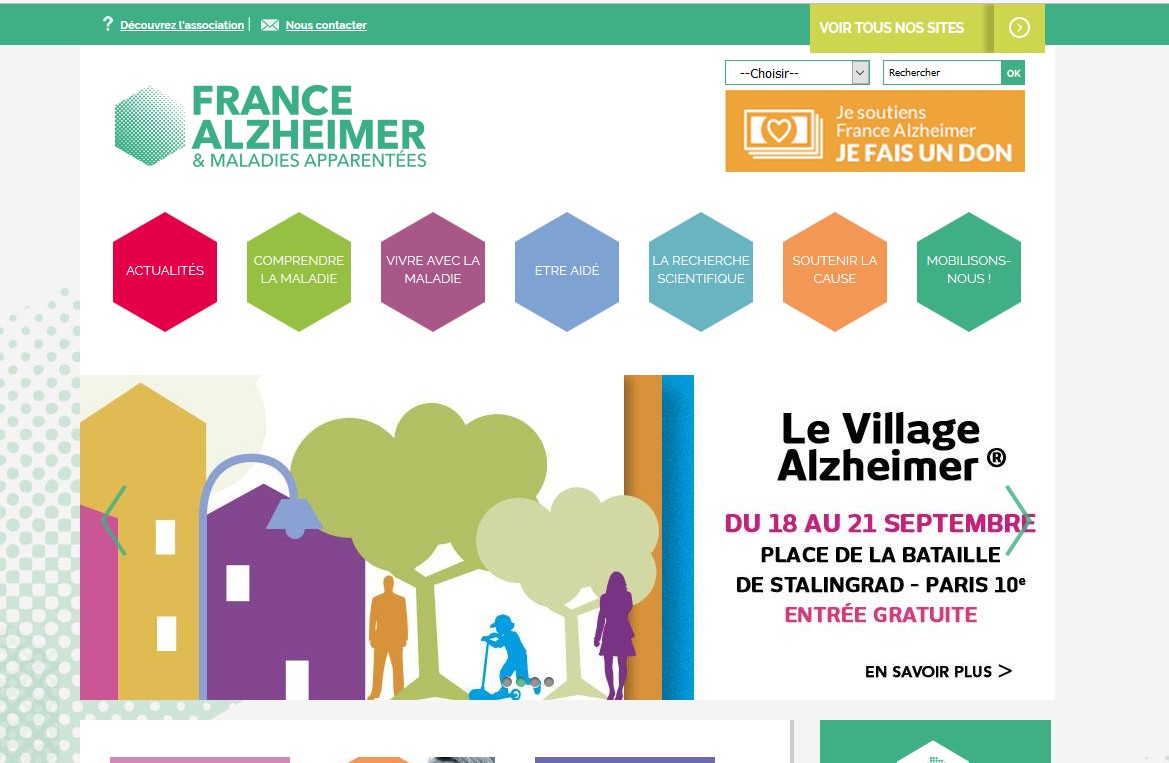 Le site de France Alzheimer