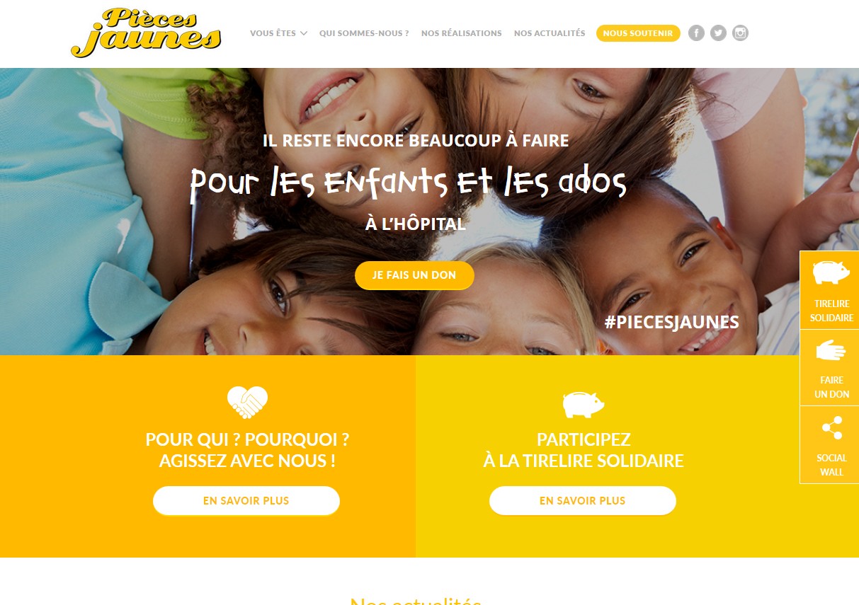 Le site des Pièces Jaunes