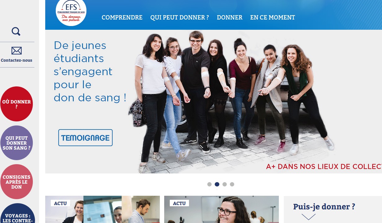 Le site dondesang.efs.sante.fr