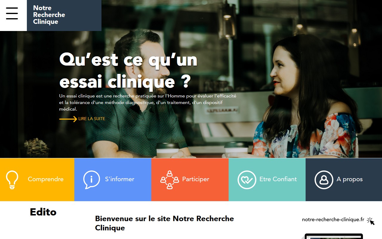 le site notre-recherche-clinique.fr